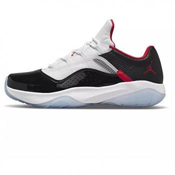 Air Jordan 11 Low Men White University Red Black