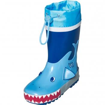 Bottes de pluie enfant - PLAYSHOES - Shark - Étanches avec réflecteurs
