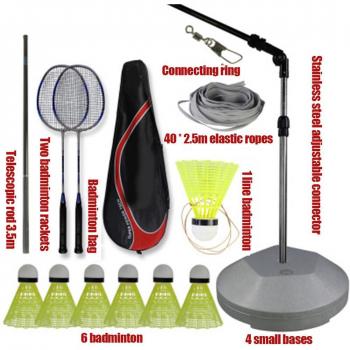 Conjunto de entrenamiento de bádminton portátil