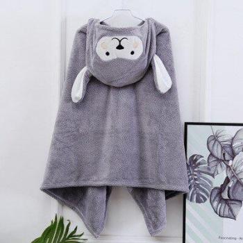 Serviette douce à capuche pour enfant