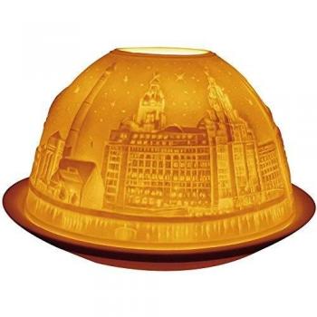 Liverpool LD90002 Tealight Candle Holder with Light Glow
