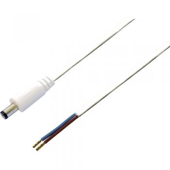 BKL DC AKS 25 DC Cable, 2 x 0.50 mm², Straight Plug 2.5 mm