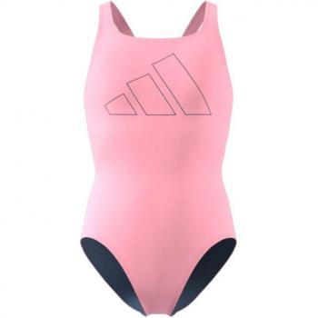 ADIDAS Mädchen Badeanzug Big Bars rosa | 164