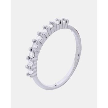 Bague élégante 925 argent, zircone, finition rhodium – Luxenter Reiva