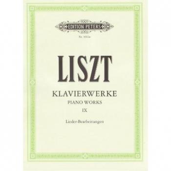 Klavierwerke Band 9: Lieder-Bearbeitungen
