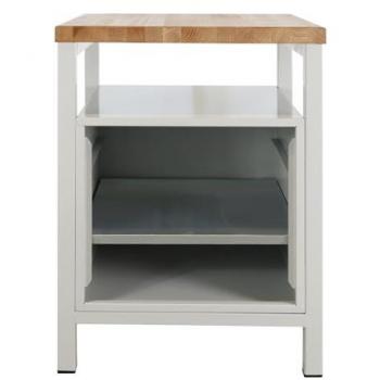 ADB Werkbank Werktisch Arbeitstisch mit Holz Arbeitsplatte 600x600x840 mm