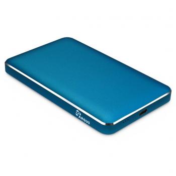 Inter-Tech GD-25609 2.5 Blue - HDD/SSD Enclosure for 9.5mm Drives with USB Type-C Interface