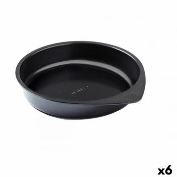 Czarna forma do pieczenia Pyrex Magic 20 cm - 6 sztuk