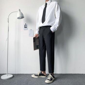 Men's Casual Slim Fit Pants Black