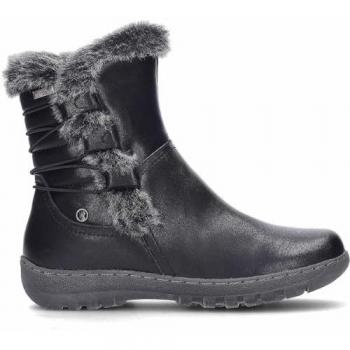 Tapioca Impermeables Botines de Piel con Cremallera Lateral T711