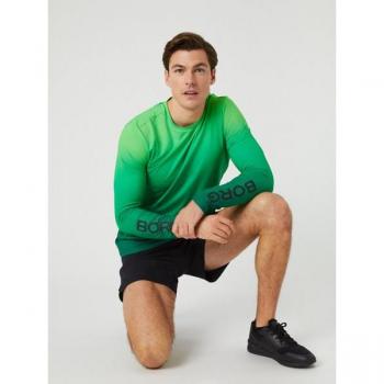 Björn Borg Borg Long Sleeve Print T-shirt Green, M