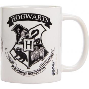 Harry Potter Mug Hogwarts Crest Black