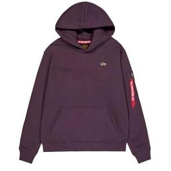 Alpha 3D Plum Logo Hoodie for Men