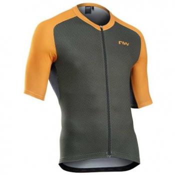 Forest Green Northwave Force Evo Men's Short Sleeve Jersey, S