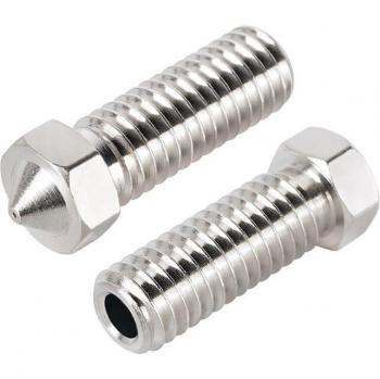 KINGROON 3D Printer Hotend Nozzle Set 2pcs Brass M6 Thread