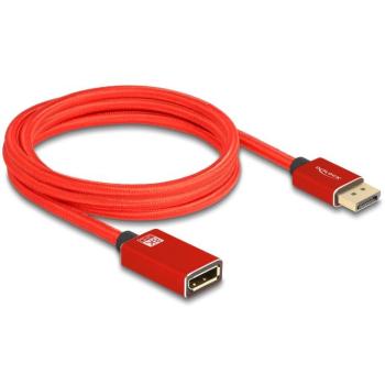 DeLOCK 81082 Cable DisplayPort 2 m Rojo