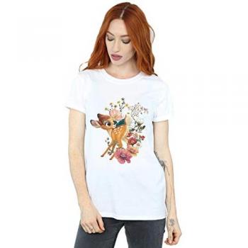 White Bambi Meadow Boyfriend Shirt