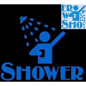 Luminous Shower Room Wall Decal