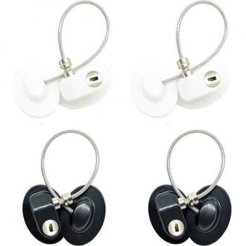 Infant Security Window Locks - Stainless Steel