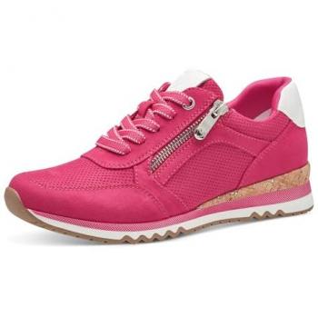Marcos Tozzi Vegan-Sneaker 39 EU – Pink Textil & Veloursleder