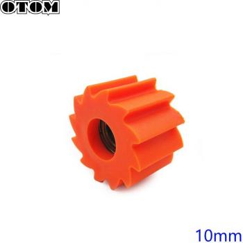 Rodillos Dentados para Cadena de Motocicleta M8/M10 con Dos Rodamientos