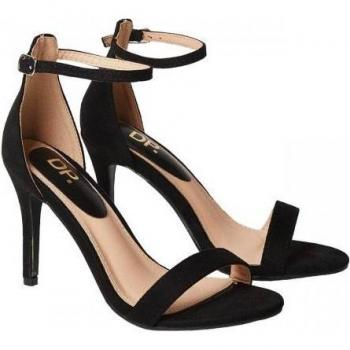 Sandalia Tacón Negro Dorothy Perkins