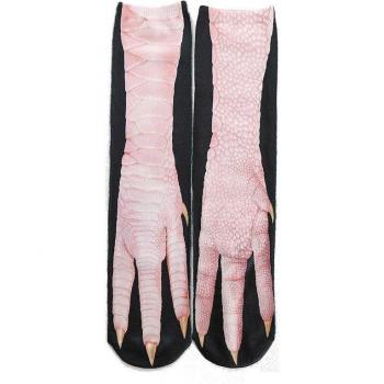 3D Funny Print Cotton Leopard Animal Paw Socks