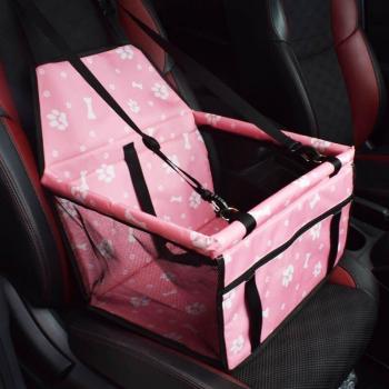 Waterproof Dog Booster Seat with Mesh Bag for Pet Travel