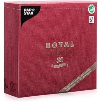 Serviettes en papier Royal Collection 50 unités