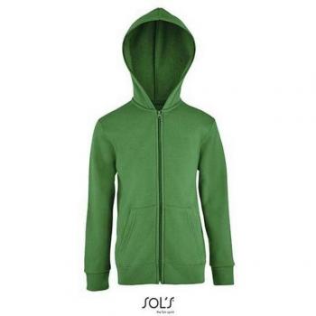 SOLS Kinder-Outdoorjacke mit Reißverschluss und Kapuze – Stone Edition