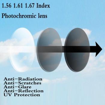 1.61 Index Photochromic Aspheric Optical Prescription Lens