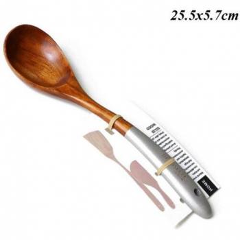 Umweltfreundlicher Reis Scoop aus Massivholz