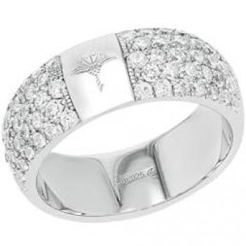 JOOP! Damenring 925er Silber Ringe 1 ct Weiß