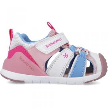 Sandalia Deportiva Niña Blanco-Rosa 252135B