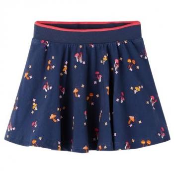 Falda infantil azul marino 128 vidaXL