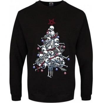Grindstore Men’s Pile O’Bones Xmas Pullover XL Black
