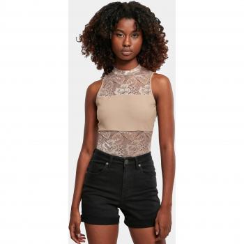 Body in pizzo donna soft taupe Urban Classics 3XL