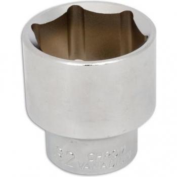 Laser Tools 1642 3/8'' Socket, 17mm, Chrome Vanadium
