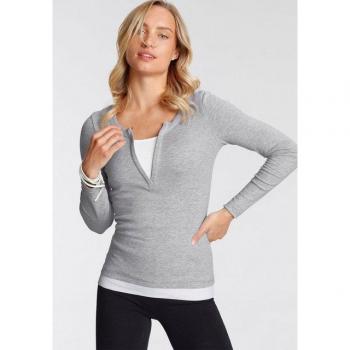Flashlights Langarmshirt 2-in-1, elastisches Material