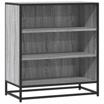 Armadio Grigio Sonoma 68x35x76 cm in Truciolato e Metallo