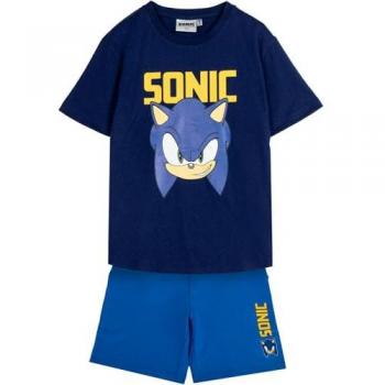 Sonic Pijama Corto Azul Marino y Azul Niño 80663
