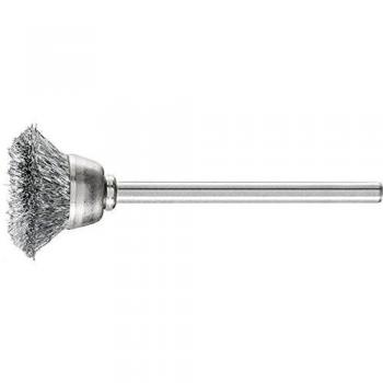 Mini brosse boisseau TBU D18xL6mm câble acier