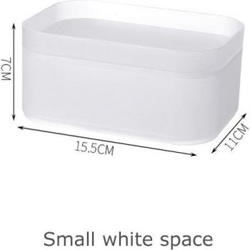 Matte Clear Plastic Cosmetic Storage Box
