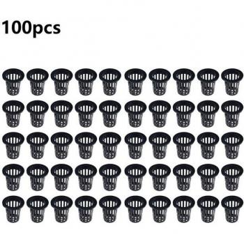 50 Pcs Vegetable Net Cups Slotted Mesh Pots