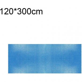 Couverture solaire bleue pour piscine rectangulaire