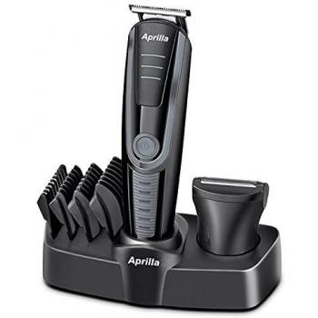 Aprilla AHC‑5018 : rasoir sans fil à batterie, recharge USB, finition noir