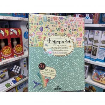 MOSES. VERLAG 26214 Flowers & Friends Briefpapier-Set