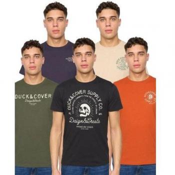 T-shirt Duck And Cover Mullbarry a Maniche Lunghe