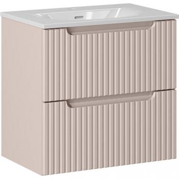 Meuble vasque Riva Cachemire 60cm avec 2 tiroirs