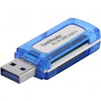 Lector Multifuncional de Tarjetas de Memoria USB 2.0 4 en 1